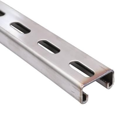 Structural Hot Dipped Galvanized Strut 41x21 Slotted Channel Building Purlins