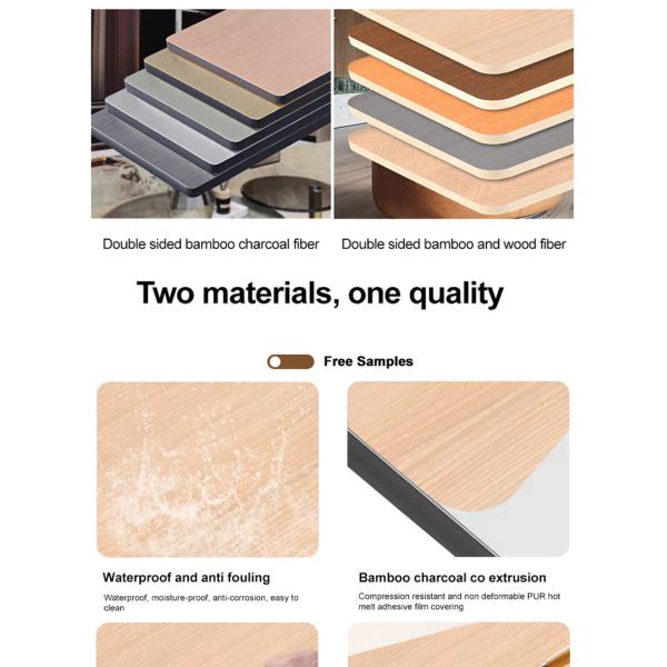 1200*2440 Бамбуковая древесная фанера из древесного угля