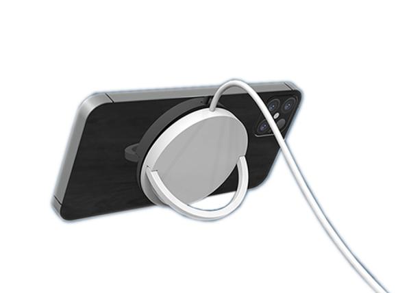 Magnetic 2 IN 1 Qi 15W With Bracket Back wireless charging pad