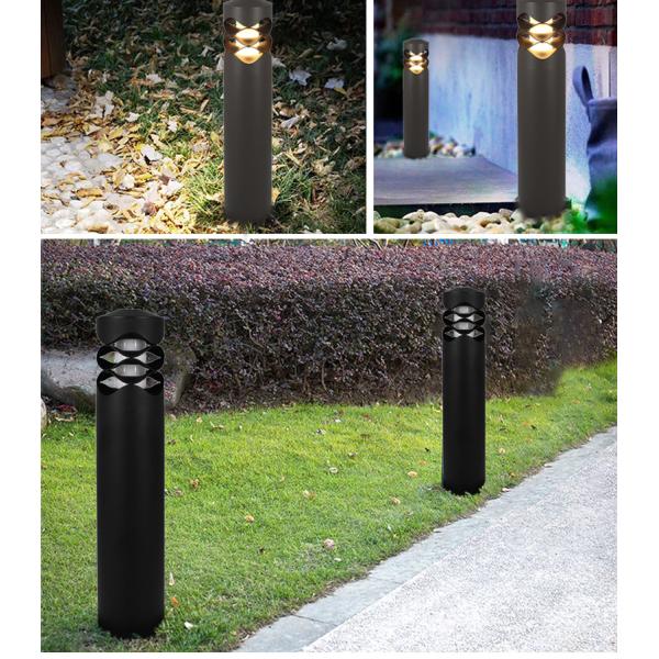 Outside LED Lawn Lights Garden 130x130x600MM E27 Decorative Lawn Yard Bollard