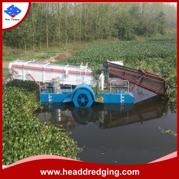 Floating Tree Branch Waterways Trash Skimmer Machines Paddle Wheel