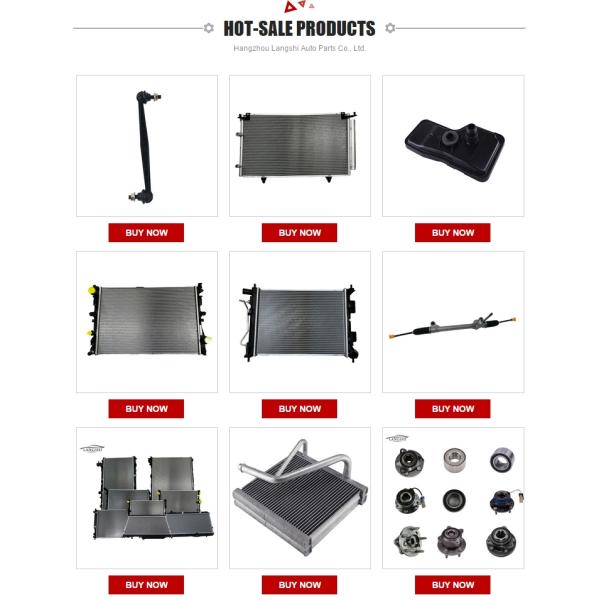 Tanque de agua de radiador de aluminio para Chevrolet Malibu 1.6T y Buick REGAL 1.6T 23299715