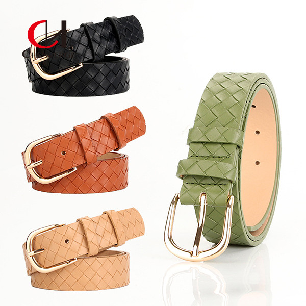 Alloy Needle Buckle Ladies Leather Belt No rust Customized logo