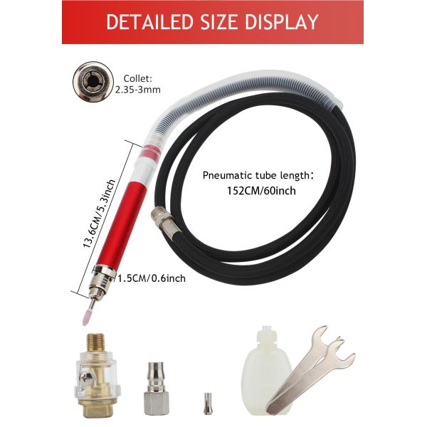 Воздух гравировального станка ювелирных изделий 65000 РПМ микро- умирает точильщик 1/8