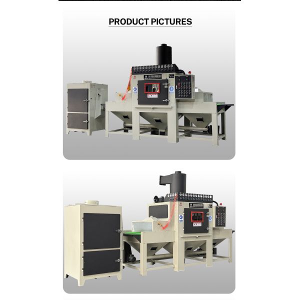 Fully Automatic Conveyor Surface automatic sand blasting machine For Various Workpieces