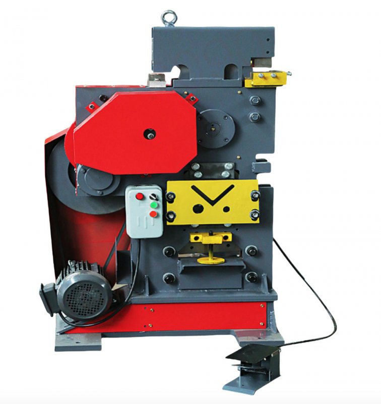 MultiFunction Busbar Punch And Shear Machine Angle Iron Worker Machine Iron And Angle Channel Punching Shearing Machine