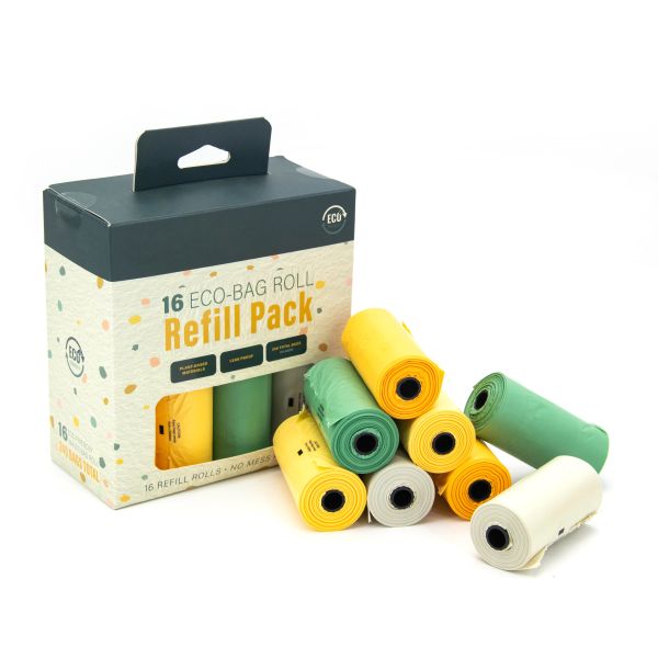 Bulk Green Red Pet Waste Bags Leak Proof & Customizable biodegradable poop bags