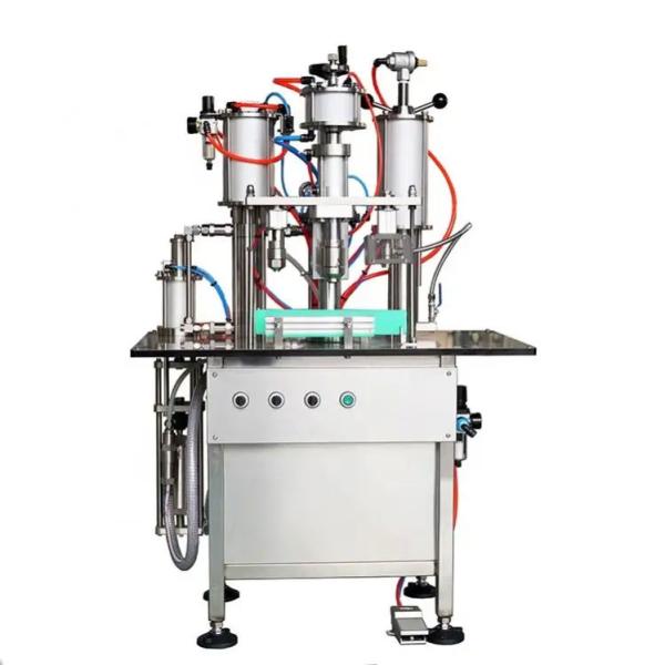 Machine de remplissage automatique de canettes d'aérosol