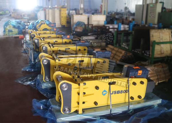 Força de alto impacto montada SK100 hidráulica de Kobelco do disjuntor do martelo da mangueira de 3/4 de polegada