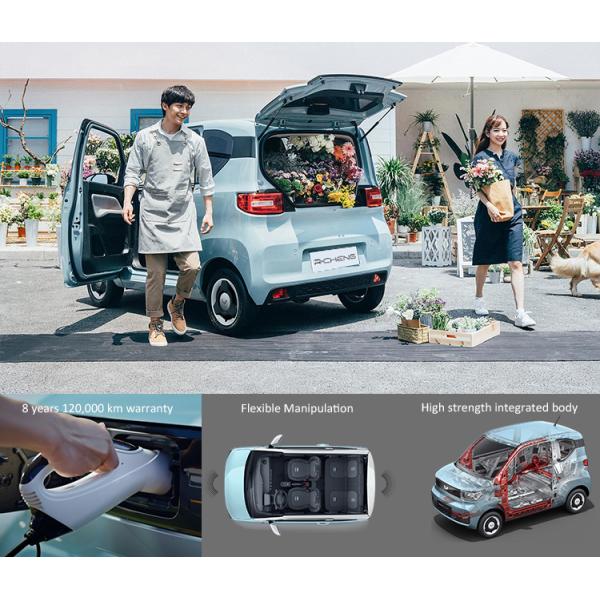 20KW 27Ps Wuling Hongguang Mini EV 100Km/H Left Hand Drive