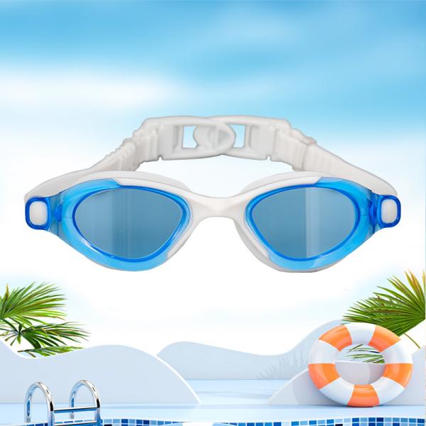 SGS BSCI Certified Custom Swimming Goggles With Silicone Straps
