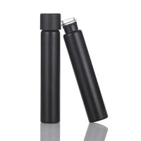 Verre à l'épreuve des enfants noir mat Tubes pré-roulés Emballage de cigares avec capuchon à l'épreuve des enfants