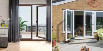 Heavy Duty Aluminium Frame Swing Door Thermal Break Easy Maintenance