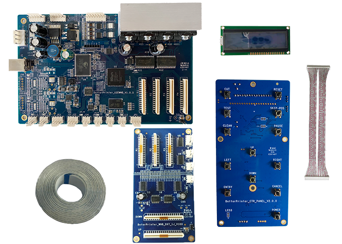 USB2.0 доска печати одиночной головы низкой цены DX7 струйная напечатанная для принтера стены принтера фото струйного
