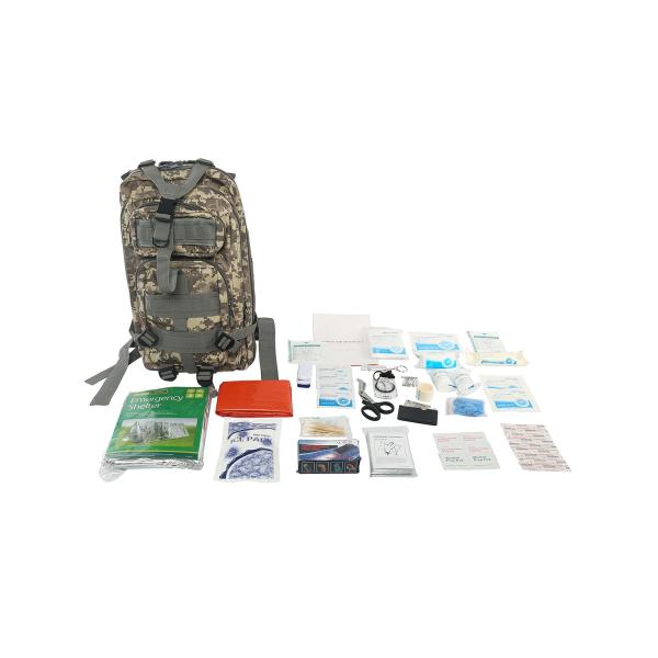 premiers secours tactiques en nylon à hauteur Kit Backpack Outdoor Survival Kit de la longévité 600D de pouce 18*10