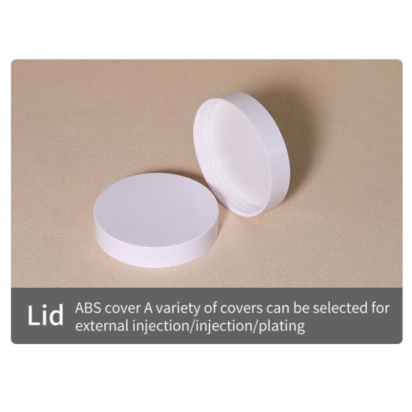 Impresión en serigrafía 80-200g Envase grande crema de exfoliación para el cuerpo crema de mantequilla ecológica frascos de pared doble frascos de plástico anchos