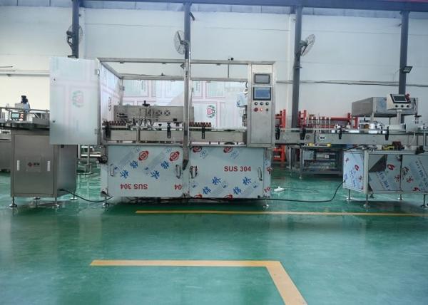 Máquina automática de enchimento de tampa de aço inoxidável para líquido / pó farmacêutico