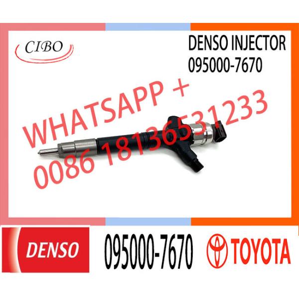 Nozzles 095000-7670 Diesel Fuel Common Rail Injector 095000 7670 0950007670 for Toyota
