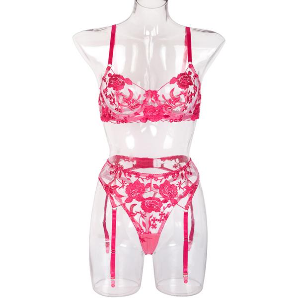 Lace Tassel Sexy Lingerie Underwear Embroidered Perspective Mature Sexy Long Nightgown