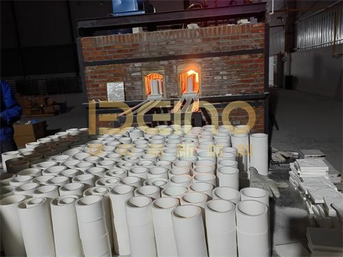 Wear Resistant Ceramic Tee Ceramic Coated Pipe For Lithium Battery