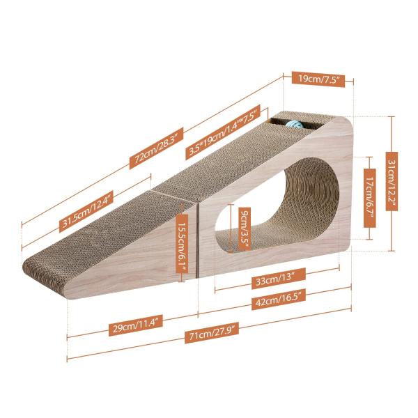 Premium Sofa Shaped Cat Scratching Board Eco Friendly Durable Pet Furniture for Indoor Cats