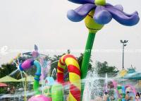 Customized Flower Spray Water Playground Equipment , Amusement Park Equipment