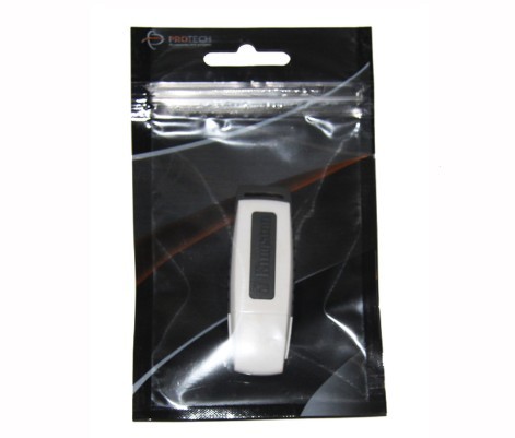 Custom Printing plastic pen packaging sealed header clear opp bag for makeup brush packing