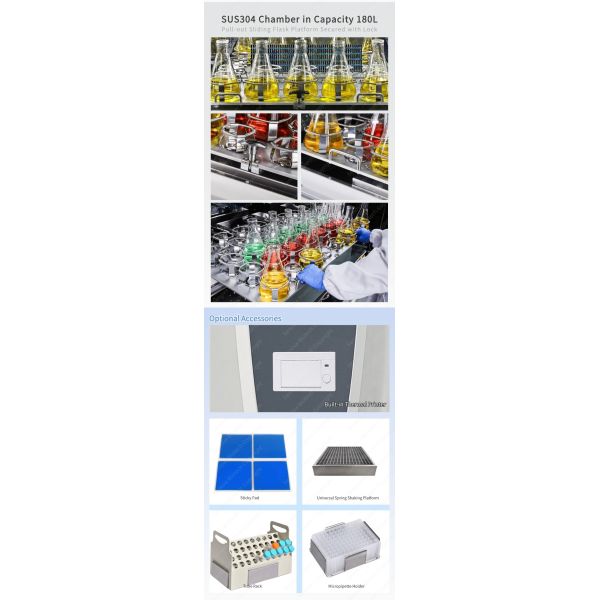 25mm Orbital Laboratory Incubator Shaker Incubating Shaker ST-201