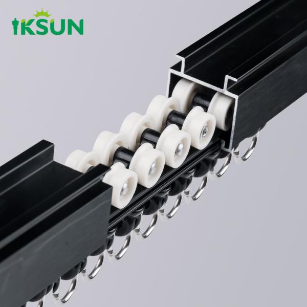 Manufacturer Aluminium Classic Design  Curtain Track Ceiling Mounted  Curtain Rail Window Decoration