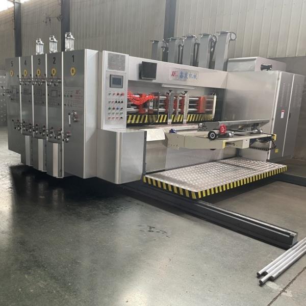 High Speed Lead Edge Feeder Automatic Flexo Printer Slotter Die Cutter Corrugated Carton Box