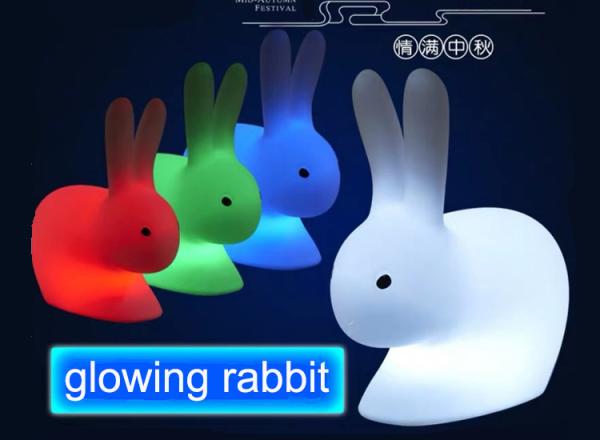 LED colorful light Yutu Mid-Autumn Festival moon rabbit modeling lighhting landscape lamps