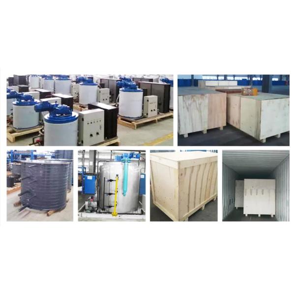 Automatic Rake Storage Dry Flake Ice Making Machine 4200 KG