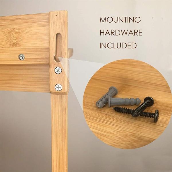 Practical Bag Coffee Mug Holder Wall Mount with 3-Tier Display and 12 Organizer Hooks
