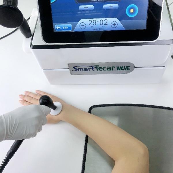 200MJ Shockwave Tecar Therapy Machine For Ankle Sprain Low Back Pain