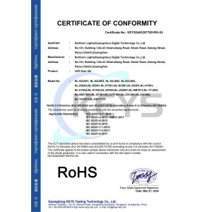 Northern Lights (Guangzhou) Digital Technology Co.,Ltd Сертификации