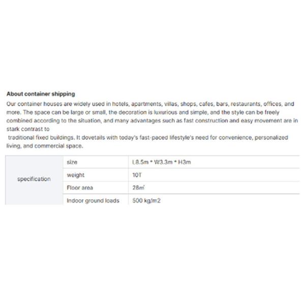 20 футовые красные стальные двери двойные крылья расширение коробки жилой контейнер на открытом воздухе