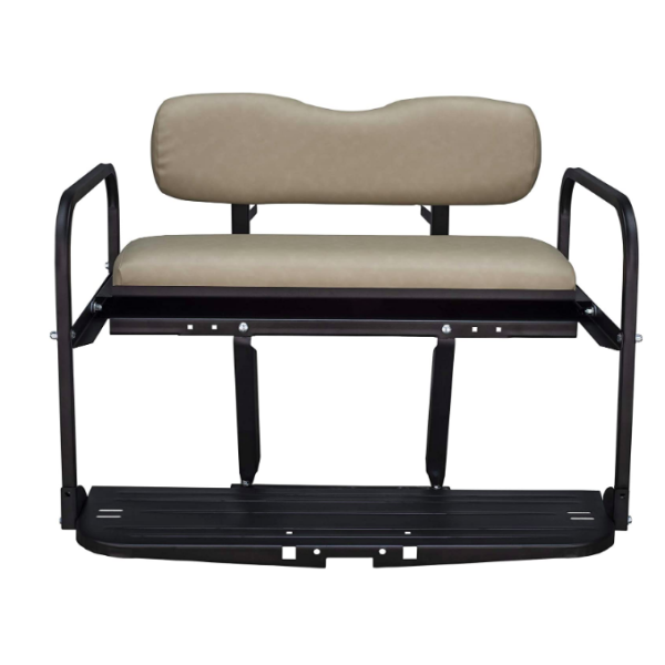 Golf Cart Rear Flip Seat Kit Flip Back Seat Material