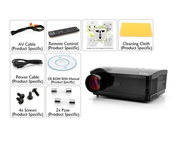 1.5 GHz Dual Core 3000Lumens WiFi Android 4.2 8GB Projector