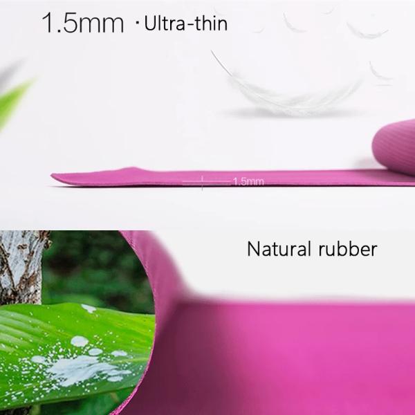 Natural Rubber Light  Yoga Mat, Ultra-Thin foldable Mat, Portable Yoga Blanket,Non-slip Travel Pad,Hot Yoga Mat