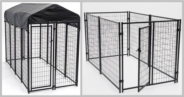 Enclosed Heavy Duty Dog Kennel Length Powder Coating 10ft Width 5ft Heigh 6ft