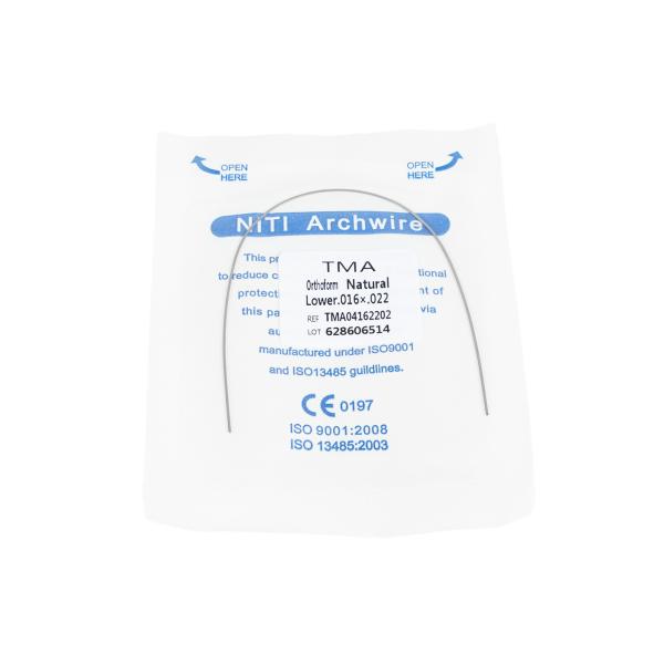 Niti Round Natural Form TMA Orthodontic Arch Wire Super Elastic