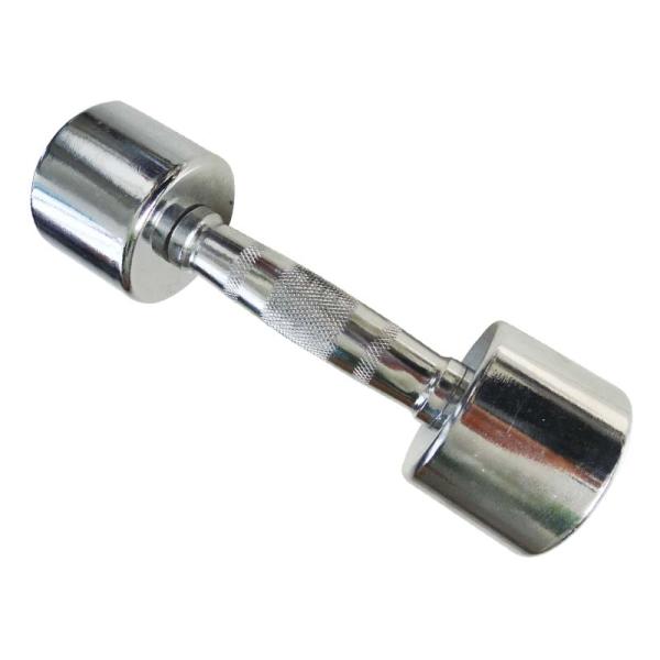 Home Stainless Steel Dumbbell Set Rotate Chrome 20kg Gymnasium Iron