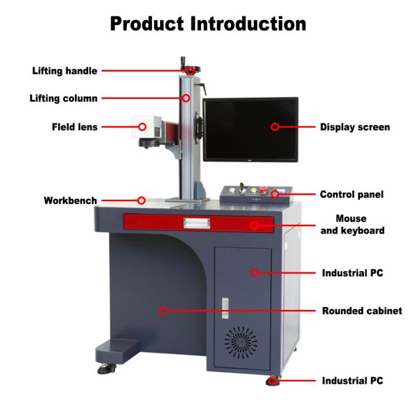 High-Precision Laser Cutting Machine with 1000W-3000W Power and ≤20mm Cutting Thickness for Jewelry Production
