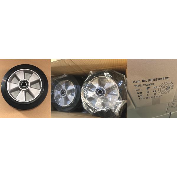 Черный цвет рицинусы шарикоподшипника шарнирного соединения алюминиевого ядра 5 дюймов резиновые