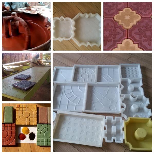 Пластиковые прессформы Paver Pvc, 1500 раз блокируя прессформы Paver цемента