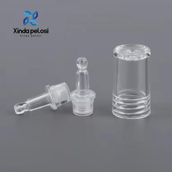 Fábrica Custom Color Transparente Botela de plástico Cap Para Cosméticos Tubos Macios Para Venda