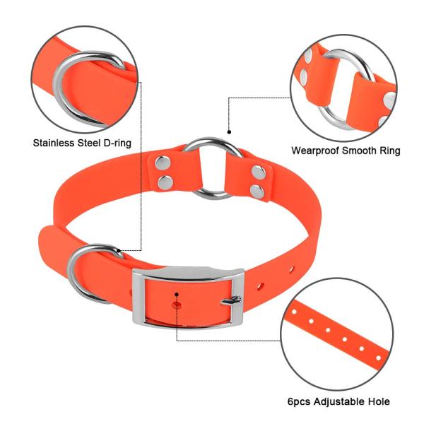 Безопасный водоустойчивый основанный ПВК воротников собаки покрыл погоду нейлона материальную устойчивую