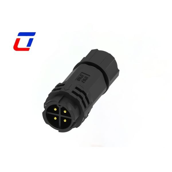 300V 15A IP67 Waterproof  M19 4 Pin  Male To Female Outdoor Power Connector