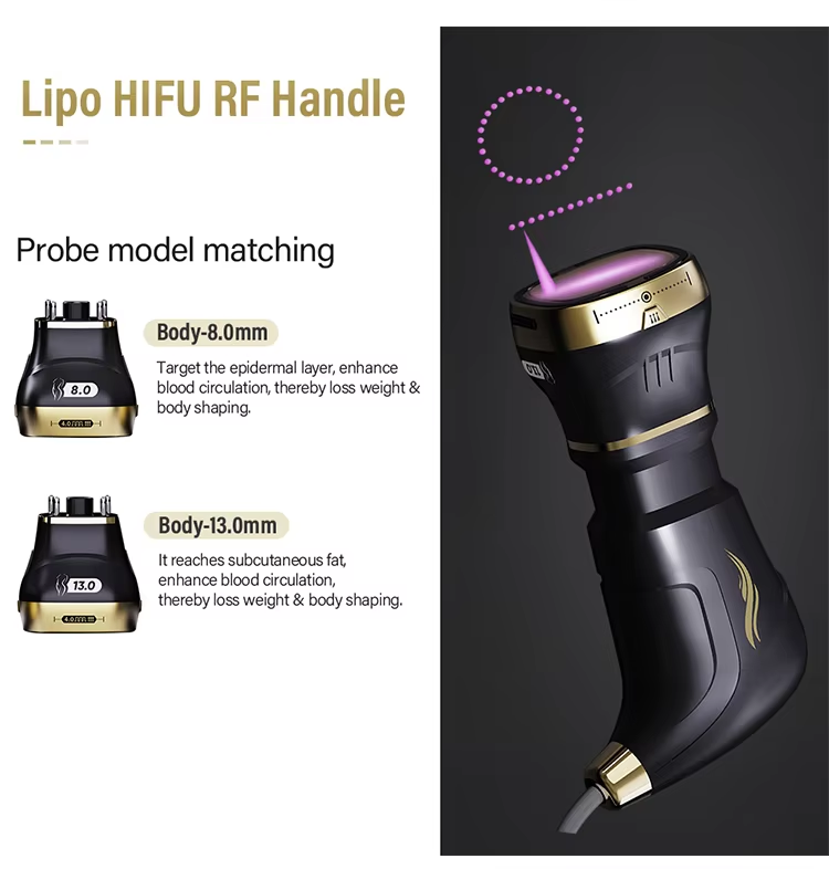 Facial Rejuvenation Treatment 22D Hifu Machine Professional Face Lift Body Slim Device