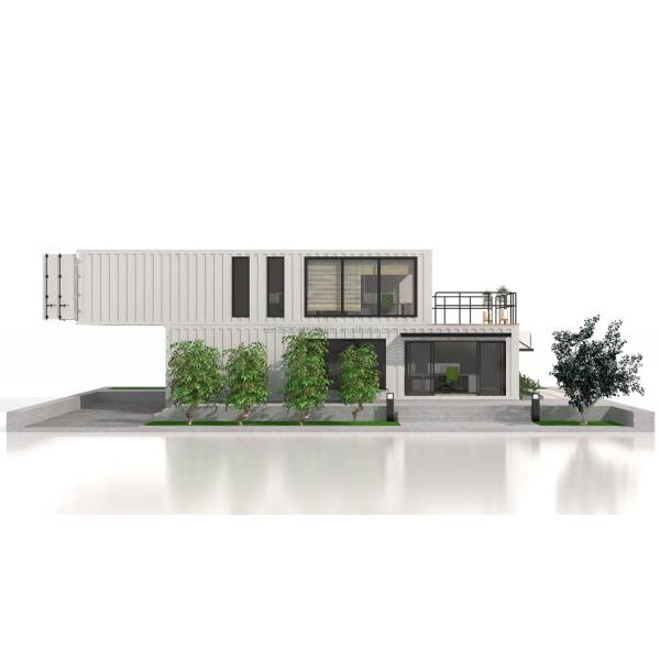 Foldable Puerto Rico Living 40ft Luxury Pack Shipping Container Casas Modulares Prefabricadas Pre Fab House for Market